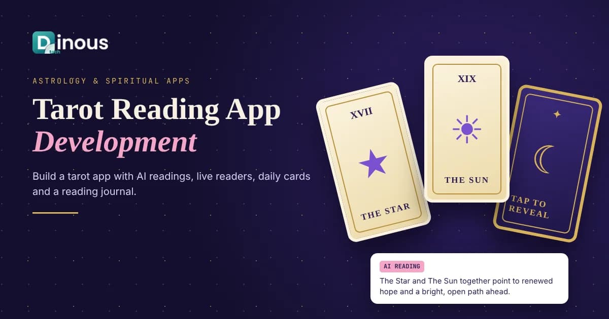 Tarot Reading App Development: How to Build a Tarot App with AI Readings and Live Readers