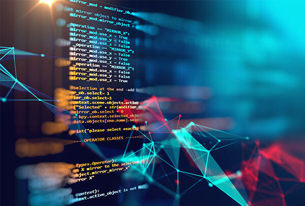 Computer screen displaying code and data, showcasing database sub-software development in action.